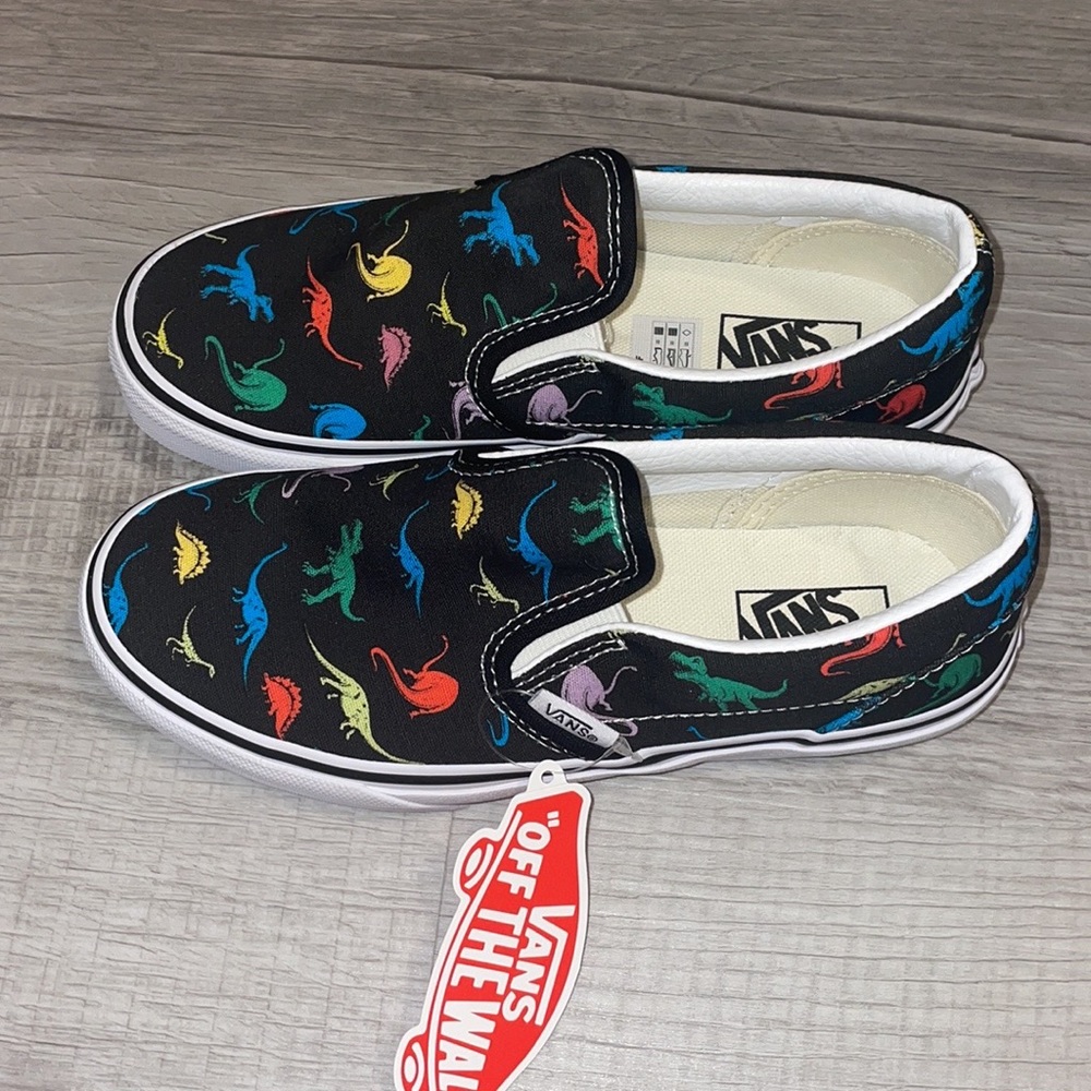 Slip On Vans Dino Print - Picture 3 of 6